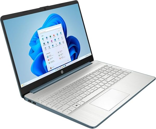 HP 15 CORE I5-1235U | 8GB RAM | 256GB SSD | 15.6'' FHD DISPLAY | WIN-11 | SPRUCE BLUE-US PLUG - Image 3