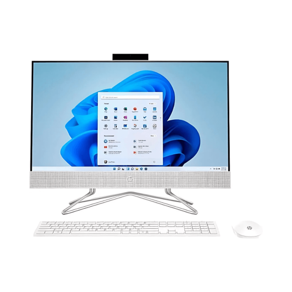 HP 24 AIO INTEL CORE i7-12TH GEN 8GB/512SSD, NVIDIA GEFORCE MX450 2GB GRAPHICS FHD IPS, WIN 11 PRO,TOUCHSCREEN STARRY WHITE, KEYBOARD, MOUSE, (7G8W9EA)