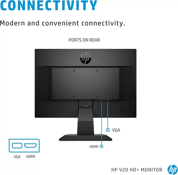 HP P22V G4 FHD 21.5"MONITOR WITH VGA, HDMI PORT (9TT53AA) - Image 2