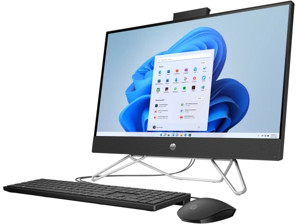 HP 24 AIO, INTEL CORE i7-12TH GEN, 8GB/512SSD, NVIDIA GEFORCE MX450 2GB GRAPHICS FHD IPS, WIN 11PR0, JET BLACK, KEYBOARD, MOUSE, TOUCHSCREEN (7G8X0EA)